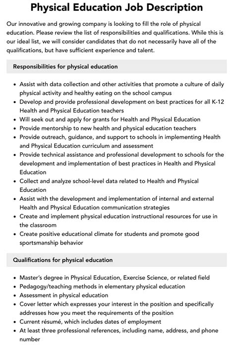 physical education jobs|Physical Education jobs .